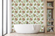 Load image into Gallery viewer, Autumn Fall Woodland Forest Branches and Pine Cones Peel and Stick and Traditional Wallpaper