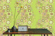 Load image into Gallery viewer, Mid-Century Modern Retro Geometric Peel and Stick and Traditional Wallpaper