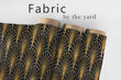 Load image into Gallery viewer, Black Gold Art Deco Fabric, Luxury Geometric Textiles, Glam Upholstery Material by the Yard, Gatsby Style Home Decor Fabric