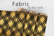 Load image into Gallery viewer, Gold and Black Art Deco Fabric, Geometric Diamond Textiles, Glam Upholstery Material by the Yard, Luxury Modern Home Decor Fabric