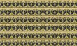 Load image into Gallery viewer, Black Swan Art Nouveau Fabric, Vintage Revival Textiles, Ornate Bird Upholstery Material by the Yard, Elegant Decorative Fabric