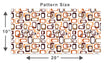 Load image into Gallery viewer, Retro Geometric Fabric, Mid Century Modern Textiles, Orange Brown Pattern Upholstery Material by the Yard, Vintage Mod Decor Fabric