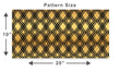 Load image into Gallery viewer, Gold and Black Art Deco Fabric, Geometric Diamond Textiles, Glam Upholstery Material by the Yard, Luxury Modern Home Decor Fabric