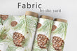 Load image into Gallery viewer, Pinecone Fabric, Woodland Textiles, Evergreen Upholstery Material by the Yard, Winter Forest Botanical Fabric for Rustic Cabin Décor