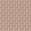 Load image into Gallery viewer, Retro Paisley Fabric by the Yard, 70s Boho Floral Fabric, Vintage Inspired Upholstery, Peach Pink Mauve Fabric for Curtains & Home Decor