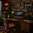 Load image into Gallery viewer, Arlo Vintage Retro Tape Cassette Peel and Stick and Traditional Wallpaper