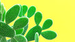 Load image into Gallery viewer, Green Cactus on Yellow Background Samsung Frame TV Digital ARt