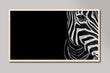 Load image into Gallery viewer, Black and White Zebra Samsung Frame TV Digital Art