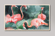Load image into Gallery viewer, Pink Flamingo Watercolor Painting Samsung Frame TV Digital Art