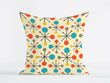 Load image into Gallery viewer, Retro Throw Pillow for Couch Sofa or Bed, Mid Century Modern Cushion, Vintage Interiors, Starburst Style, Geometric Decor, Cushion & Insert
