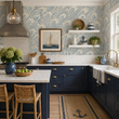 Load image into Gallery viewer, Doric Way Beach Waves Nautical Peel and Stick and Traditional Wallpaper
