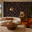 Load image into Gallery viewer, Kilda's Gardens Dark Floral Chintz Peel and Stick and Traditional Wallpaper
