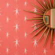 Load image into Gallery viewer, Rizzo Pink Retro Starburst Peel and Stick and Traditional Wallpaper
