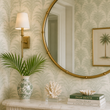 Load image into Gallery viewer, Betton Place Tropical Art Deco Peel and Stick and Traditional Wallpaper

