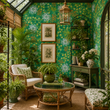 Load image into Gallery viewer, Ambros Walk Bold Botanical Peel and Stick and Traditional Wallpaper

