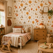 Load image into Gallery viewer, Mathew Road Woodland Animals Peel and Stick and Traditional Wallpaper
