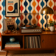 Load image into Gallery viewer, Corbin Bold Mid-Century Modern Peel and Stick and Traditional Wallpaper
