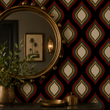 Load image into Gallery viewer, Teddy Mid Century Modern Retro Geometric Peel and Stick and Traditional Wallpaper
