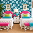 Load image into Gallery viewer, Sutton Lane Blue Floral Peel and Stick and Traditional Wallpaper
