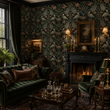 Load image into Gallery viewer, Nettleton Court Art Nouveau Victorian Peel and Stick and Traditional Wallpaper
