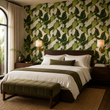 Load image into Gallery viewer, Antigua Street Tropical Botanical Peel and Stick and Traditional Wallpaper
