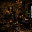 Load image into Gallery viewer, Winslow Close Elegant Moody Ornate Victorian Peel and Stick and Traditional Wallpaper
