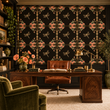 Load image into Gallery viewer, Warwick Gardens Moody Victorian Dragonfly Peel and Stick and Traditional Wallpaper
