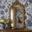 Load image into Gallery viewer, Erma Blue Victorian Pheasant Botanical Peel and Stick and Traditional Wallpaper
