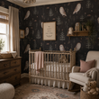 Load image into Gallery viewer, Templeton Road Moody Owl Woodlands Peel and Stick and Traditional Wallpaper
