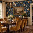 Load image into Gallery viewer, Pippit Drive Dark Floral Peel and Stick and Traditional Wallpaper
