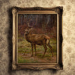 Load image into Gallery viewer, Stag in an Autumn Landscape, by Rosa Bonheur, circa 1800&#39;s
