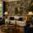 Load image into Gallery viewer, Tintagel Gardens Tropical Floral Peel and Stick and Traditional Wallpaper
