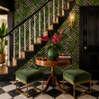 Load image into Gallery viewer, South Beach Geometric Tropical Peel and Stick and Traditional Wallpaper
