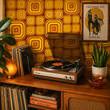 Load image into Gallery viewer, Lochinver Lane Bold Geometric Retro Peel and Stick and Traditional Wallpaper
