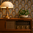 Load image into Gallery viewer, Winchester Vintage Retro Geometric Wallpaper Peel and Stick and Traditional Wallpaper
