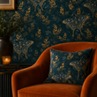 Load image into Gallery viewer, Allister Moody Moth Night Garden Botanical Peel and Stick and Traditional Wallpaper
