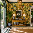 Load image into Gallery viewer, Ashburnham Mews Victorian Peacock Baroque Peel and Stick and Traditional Wallpaper
