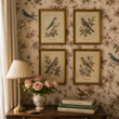 Load image into Gallery viewer, Wilna Road Botanical Bird Peel and Stick and Traditional Wallpaper
