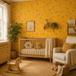 Load image into Gallery viewer, Dorothy Drive Vintage Orange Retro Floral Peel and Stick and Traditional Wallpaper
