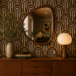 Load image into Gallery viewer, Winchester Vintage Retro Geometric Wallpaper Peel and Stick and Traditional Wallpaper
