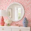 Load image into Gallery viewer, Adrian Avenue Pink Flower Garden Peel and Stick and Traditional Wallpaper
