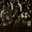 Load image into Gallery viewer, Alexandra Gardens Moody Chinoiserie Peel and Stick and Traditional Wallpaper
