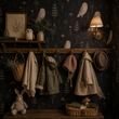 Load image into Gallery viewer, Templeton Road Moody Owl Woodlands Peel and Stick and Traditional Wallpaper
