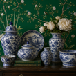 Load image into Gallery viewer, Agusta Way Botanical Chinoiserie Peel and Stick and Traditional Wallpaper

