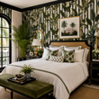 Load image into Gallery viewer, Algiers Road Tropical Palm Peel and Stick and Traditional Wallpaper
