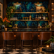 Load image into Gallery viewer, Vista Moody Tropical Palm Leaf Peel and Stick and Traditional Wallpaper
