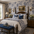 Load image into Gallery viewer, Albany Mews Victorian Landscape Toile Peel and Stick and Traditional Wallpaper
