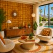 Load image into Gallery viewer, Lochinver Lane Bold Geometric Retro Peel and Stick and Traditional Wallpaper
