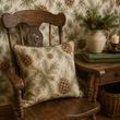 Load image into Gallery viewer, Asher Autumn Fall Woodland Pine Cones Peel and Stick and Traditional Wallpaper
