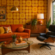 Load image into Gallery viewer, Lochinver Lane Bold Geometric Retro Peel and Stick and Traditional Wallpaper
